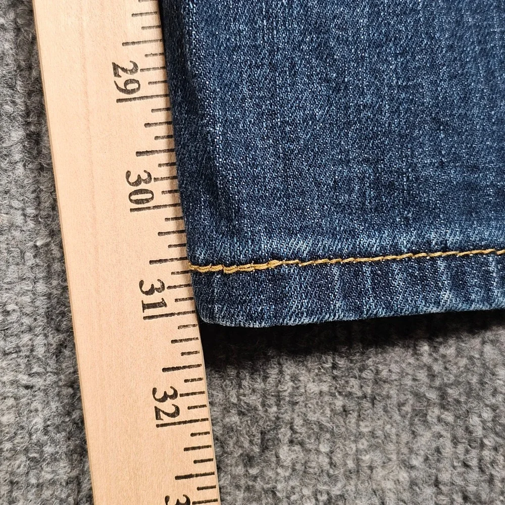 Levi's 513 Slim Straight Jeans Men 36x32 Dark Wash Blue Stretch Denim 085130183 - Picture 11 of 11